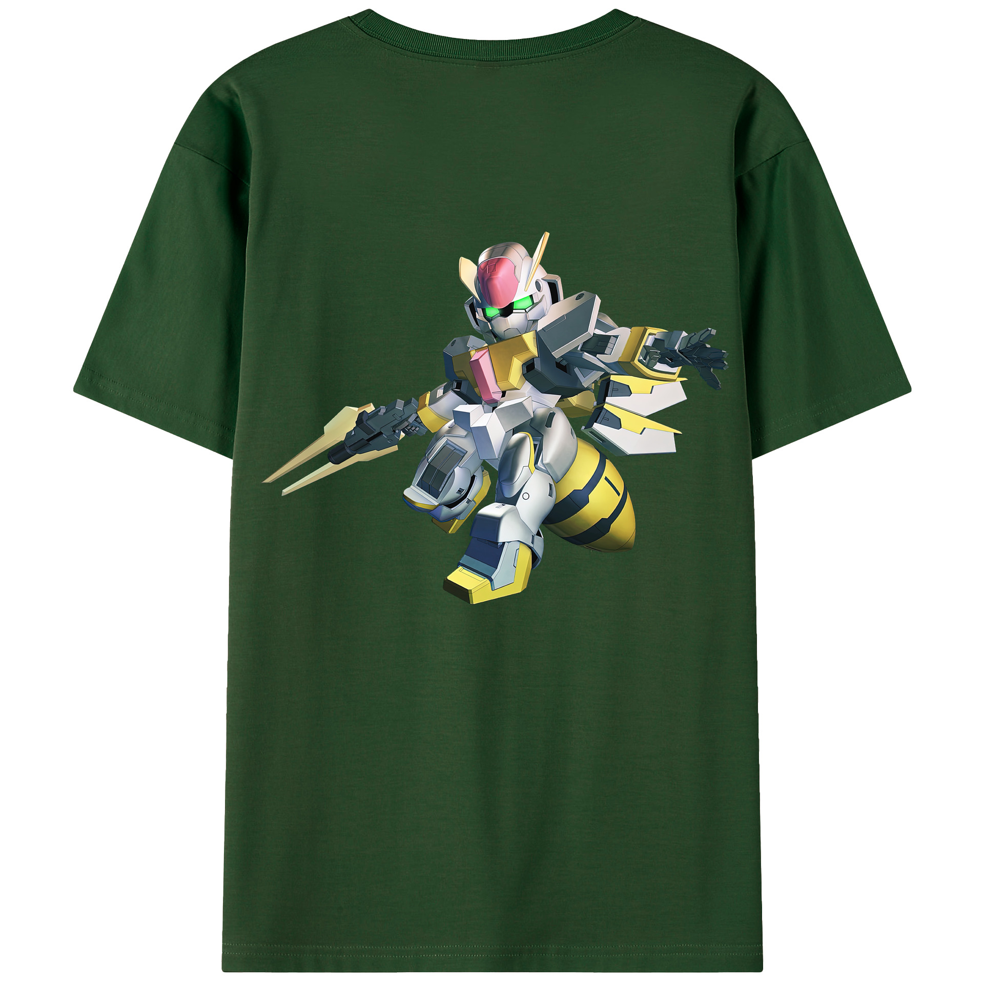 （画像用） 機動戦士ガンダム Mobile Suit Gundam 綿100％半袖Tシャツ（背面プリント）